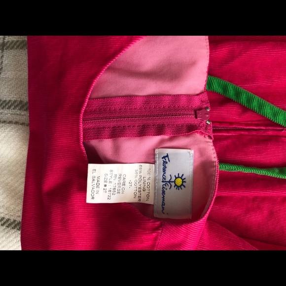2t Florence Eisman pink corduroy w/Spring accents - Picture 3 of 3